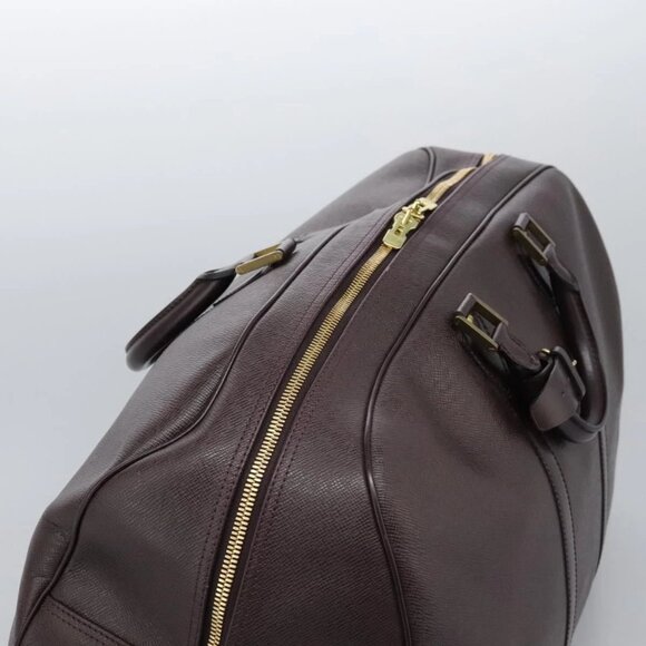 LOUIS VUITTON Taiga Kendall PM Boston Bag Acajou M30126 LV Auth yk17762 - Picture 6 of 15